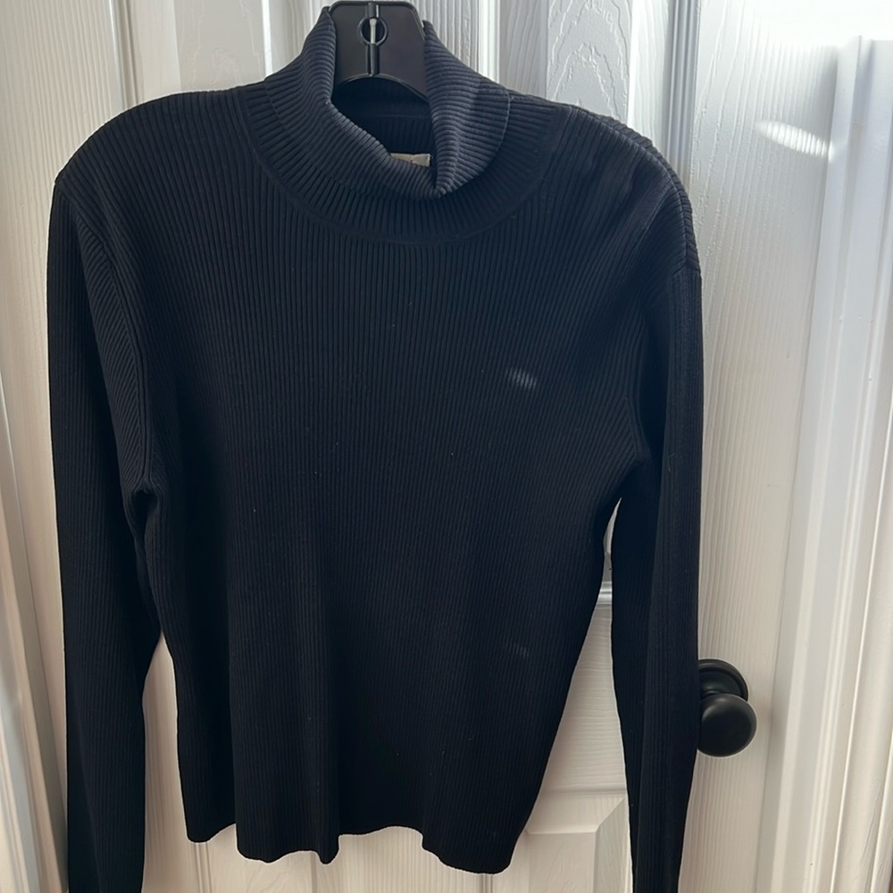 Chicos silk blend turtleneck in EUC size 1 ( us size 8-10)